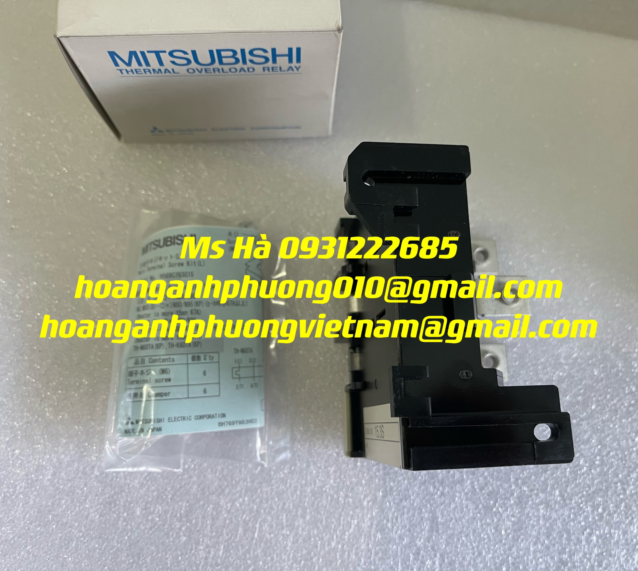 Bán tại Bình Dương - Relay nhiệt mitsubishi TH-N60TA